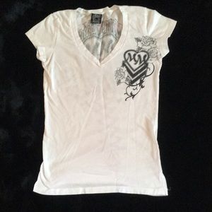 White Metal Mulisha T-shirt